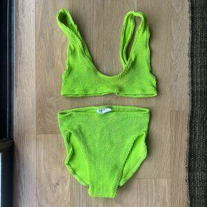 Eva High Waist Two-Piece in Wasabi